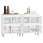 Aparadores 2 uds madera contrachapada blanco 60x35x70 cm de vidaXL, Aparadores - Ref: Foro24-3185751, Precio: 131,06 €, Descu...