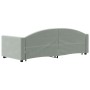 Sofá cama nido terciopelo gris claro 80x200 cm de vidaXL, Camas y somieres - Ref: Foro24-3197294, Precio: 268,29 €, Descuento: %