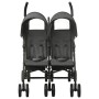 Carrito para gemelos de acero gris antracita de vidaXL, Cochecitos de bebé - Ref: Foro24-10236, Precio: 234,99 €, Descuento: %