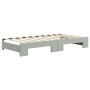 Sofá cama nido terciopelo gris claro 90x190 cm de vidaXL, Camas y somieres - Ref: Foro24-3197314, Precio: 306,67 €, Descuento: %