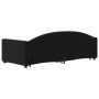 Sofá cama nido terciopelo negro 90x190 cm de vidaXL, Camas y somieres - Ref: Foro24-3197316, Precio: 307,99 €, Descuento: %