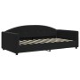 Black velvet trundle sofa bed 90x190 cm by vidaXL, Beds and slatted bases - Ref: Foro24-3197316, Price: 307,99 €, Discount: %