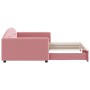 Sofá cama nido terciopelo rosa 100x200 cm de vidaXL, Camas y somieres - Ref: Foro24-3197311, Precio: 281,01 €, Descuento: %