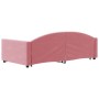 Sofá cama nido terciopelo rosa 100x200 cm de vidaXL, Camas y somieres - Ref: Foro24-3197311, Precio: 281,01 €, Descuento: %