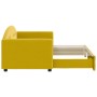 Sofá cama nido terciopelo amarillo 80x200 cm de vidaXL, Camas y somieres - Ref: Foro24-3197299, Precio: 288,99 €, Descuento: %