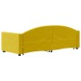 Sofá cama nido terciopelo amarillo 80x200 cm de vidaXL, Camas y somieres - Ref: Foro24-3197299, Precio: 288,99 €, Descuento: %