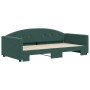 Sofá cama nido terciopelo verde oscuro 100x200 cm de vidaXL, Camas y somieres - Ref: Foro24-3197310, Precio: 312,99 €, Descue...