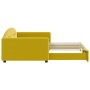 Sofá cama nido terciopelo amarillo 100x200 cm de vidaXL, Camas y somieres - Ref: Foro24-3197313, Precio: 331,08 €, Descuento: %