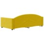 Sofá cama nido terciopelo amarillo 100x200 cm de vidaXL, Camas y somieres - Ref: Foro24-3197313, Precio: 331,08 €, Descuento: %