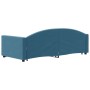 Sofá cama nido terciopelo azul 90x200 cm de vidaXL, Camas y somieres - Ref: Foro24-3197300, Precio: 271,44 €, Descuento: %