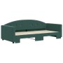 Sofá cama nido terciopelo verde oscuro 90x200 cm de vidaXL, Camas y somieres - Ref: Foro24-3197303, Precio: 286,81 €, Descuen...