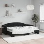 Sofá cama nido terciopelo negro 80x200 cm de vidaXL, Camas y somieres - Ref: Foro24-3197298, Precio: 277,65 €, Descuento: %