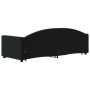 Sofá cama nido terciopelo negro 80x200 cm de vidaXL, Camas y somieres - Ref: Foro24-3197298, Precio: 277,65 €, Descuento: %