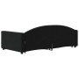 Sofá cama nido terciopelo negro 100x200 cm de vidaXL, Camas y somieres - Ref: Foro24-3197312, Precio: 312,66 €, Descuento: %