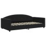 Sofá cama nido terciopelo negro 100x200 cm de vidaXL, Camas y somieres - Ref: Foro24-3197312, Precio: 312,66 €, Descuento: %