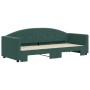 Sofá cama nido terciopelo verde oscuro 80x200 cm de vidaXL, Camas y somieres - Ref: Foro24-3197296, Precio: 281,52 €, Descuen...