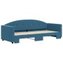 Sofá cama nido terciopelo azul 80x200 cm de vidaXL, Camas y somieres - Ref: Foro24-3197293, Precio: 262,78 €, Descuento: %