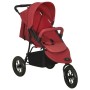 Cochecito de bebé de acero rojo de vidaXL, Cochecitos de bebé - Ref: Foro24-10263, Precio: 227,14 €, Descuento: %