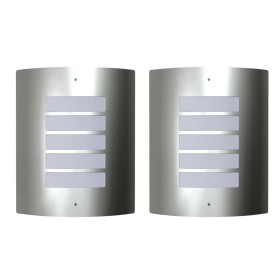 2 Outdoor wall lights, stainless steel wall lamps by vidaXL, Outdoor lighting - Ref: Foro24-160162, Price: 44,99 €, Discount: %