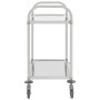 Stainless steel 2-tier kitchen cart 95x45x83.5 cm by vidaXL, Kitchen and dining carts - Ref: Foro24-50913, Price: 94,56 €, Di...