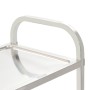 Stainless steel 2-tier kitchen cart 95x45x83.5 cm by vidaXL, Kitchen and dining carts - Ref: Foro24-50913, Price: 94,56 €, Di...