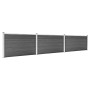 Schwarzes WPC-Zaunelement-Set 526 x 105 cm von vidaXL, Zaunpaneele - Ref: Foro24-3070448, Preis: 599,75 €, Rabatt: %