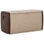 Caja de almacenamiento beige y marrón 122x56x63 cm de vidaXL, Contenedores para almacenaje - Ref: Foro24-331332, Precio: 133,...