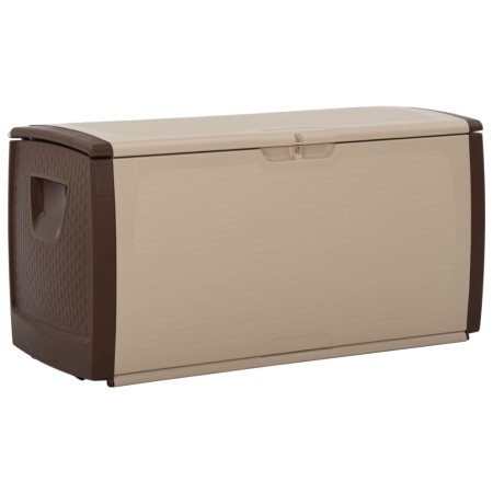 Beige und braune Aufbewahrungsbox 122x56x63 cm von vidaXL, Lagerbehälter - Ref: Foro24-331332, Preis: 133,75 €, Rabatt: %