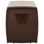 Beige and brown storage box 122x56x63 cm by vidaXL, Storage containers - Ref: Foro24-331332, Price: 133,75 €, Discount: %