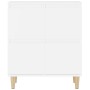 Aparadores 2 uds madera contrachapada blanco 60x35x70 cm de vidaXL, Aparadores - Ref: Foro24-3185751, Precio: 131,06 €, Descu...