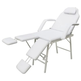 Massage and treatment chair with adjustable leg support, white by vidaXL, massage chairs - Ref: Foro24-110042, Price: 222,99 ...