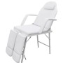 Silla de masaje y tratamiento con apoyo para piernas ajustable, blanca de vidaXL, Sillones de masaje - Ref: Foro24-110042, Pr...