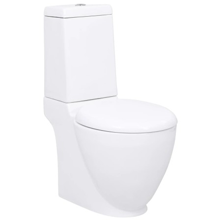 Keramiktoilette mit weißem Spülkasten von vidaXL, Badezimmer - Ref: Foro24-240376, Preis: 269,71 €, Rabatt: %