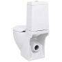 Keramiktoilette mit weißem Spülkasten von vidaXL, Badezimmer - Ref: Foro24-240376, Preis: 269,71 €, Rabatt: %