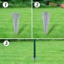 Green steel euro fence set 10x0.8 m by vidaXL, fence panels - Ref: Foro24-140556, Price: 144,17 €, Discount: %