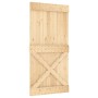 Sliding door with solid pine wood fittings 100x210 cm by vidaXL, Doors - Ref: Foro24-3203121, Price: 212,22 €, Discount: %