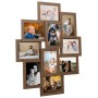 Collagerahmen für Fotos 10x (13x18 cm) hellbraunes MDF von vidaXL, Bilderrahmen - Ref: Foro24-332777, Preis: 35,30 €, Rabatt: %