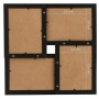 Collage photo frame for 4x photo (10x15 cm) black MDF by vidaXL, Photo frames - Ref: Foro24-332774, Price: 18,00 €, Discount: %