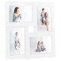 Collage photo frame for 4x photo (13x18 cm) white MDF by vidaXL, Photo frames - Ref: Foro24-332773, Price: 18,09 €, Discount: %