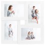 Collage photo frame for 4x photo (13x18 cm) white MDF by vidaXL, Photo frames - Ref: Foro24-332773, Price: 18,09 €, Discount: %