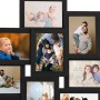 Collage photo frame for 10x(13x18 cm) black MDF photo by vidaXL, Photo frames - Ref: Foro24-332783, Price: 39,72 €, Discount: %