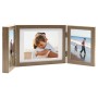 Light brown triple collage photo frame 22x15cm+2x(10x15cm) by vidaXL, Photo frames - Ref: Foro24-332748, Price: 16,63 €, Disc...