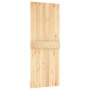 Puerta corredera con herrajes madera maciza de pino 80x210 cm de vidaXL, Puertas - Ref: Foro24-3203009, Precio: 150,99 €, Des...