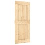 Puerta corredera con herrajes madera maciza de pino 85x210 cm de vidaXL, Puertas - Ref: Foro24-3203014, Precio: 197,98 €, Des...