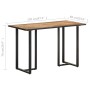 Mesa de comedor de madera maciza de mango rugosa 120 cm de vidaXL, Mesas de cocina y de comedor - Ref: Foro24-320689, Precio:...