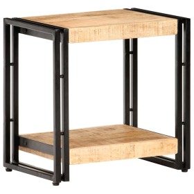 Mesa auxiliar de madera de mango rugosa 40x30x40 cm de vidaXL, Mesas auxiliares - Ref: Foro24-320682, Precio: 80,99 €, Descue...