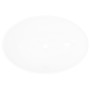 Lavabo ovalado de cerámica blanco 40x33 cm de vidaXL, Lavabos - Ref: Foro24-140674, Precio: 56,92 €, Descuento: %