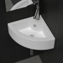 Lavabo con rebosadero blanco 45x32x12,5 cm de vidaXL, Lavabos - Ref: Foro24-140697, Precio: 58,37 €, Descuento: %