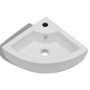 Lavabo con rebosadero blanco 45x32x12,5 cm de vidaXL, Lavabos - Ref: Foro24-140697, Precio: 58,37 €, Descuento: %