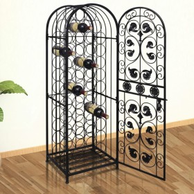 Metal wine rack for 45 bottles by vidaXL, Wine racks - Ref: Foro24-240939, Price: 136,83 €, Discount: %